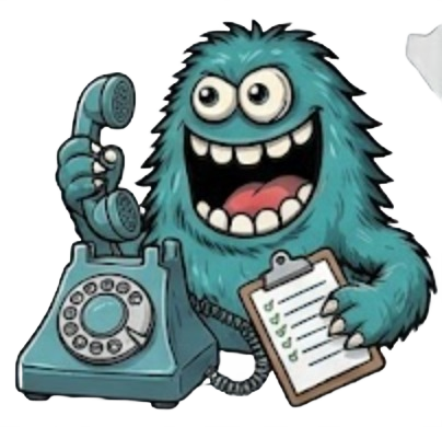 Telephone mascot overlap
