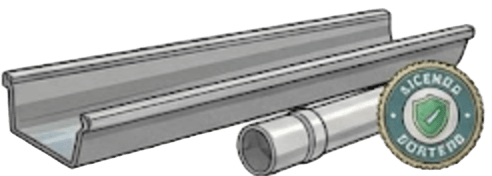 Oversized Gutter and Seal