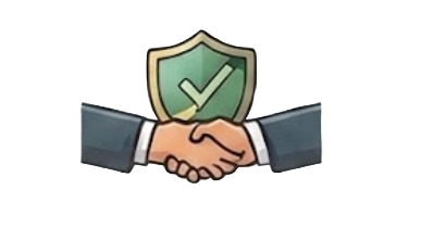 Integrity and Trust Handshake Graphic